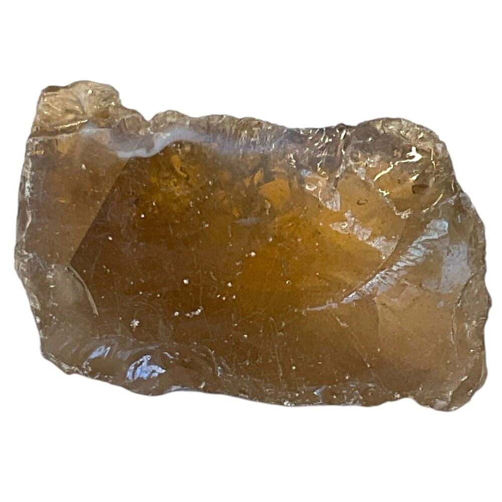 Amber Opalescent Art Glass Cullet Slag Glass #5XL52‎